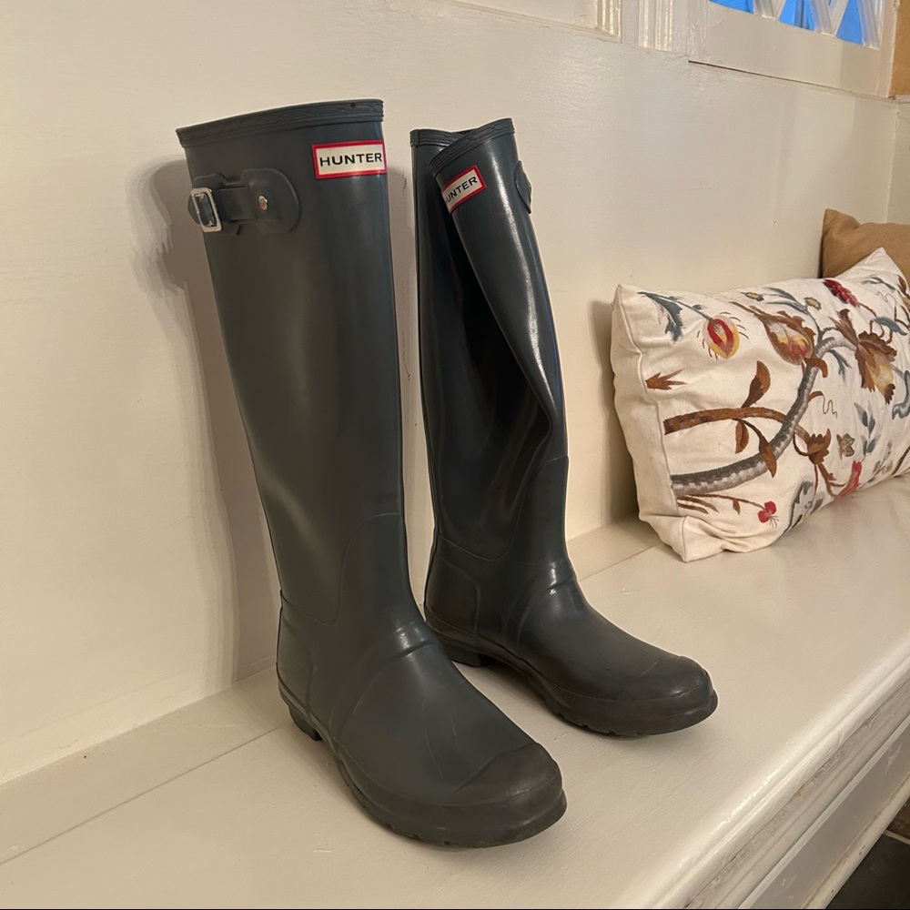 Tall Gloss Hunter Rain Boots